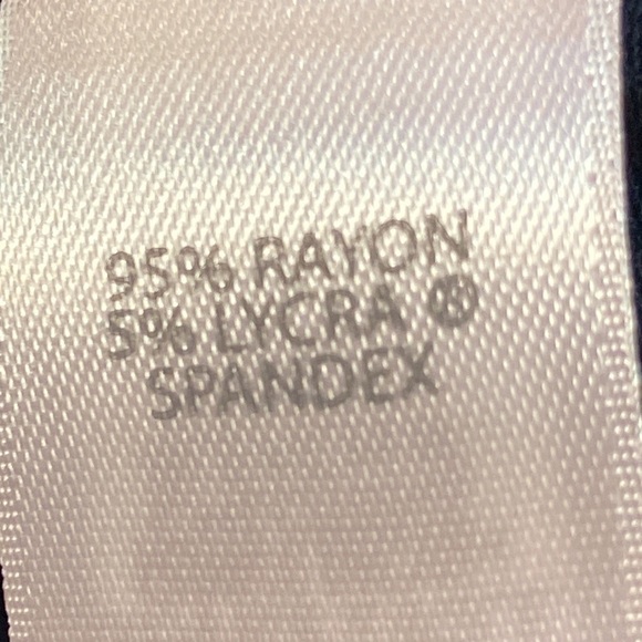 J Jill Wearever Collection Diagonal Stripes Pencil Midi Skirt in Navy/White NWT - Picture 6 of 10